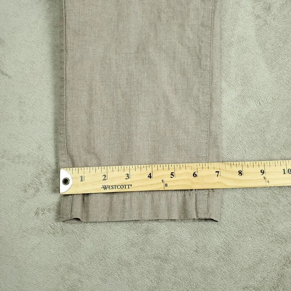 Banana Republic Kentfield Pants Mens 32x32 Beige Slim Fit 100% Cotton Chino